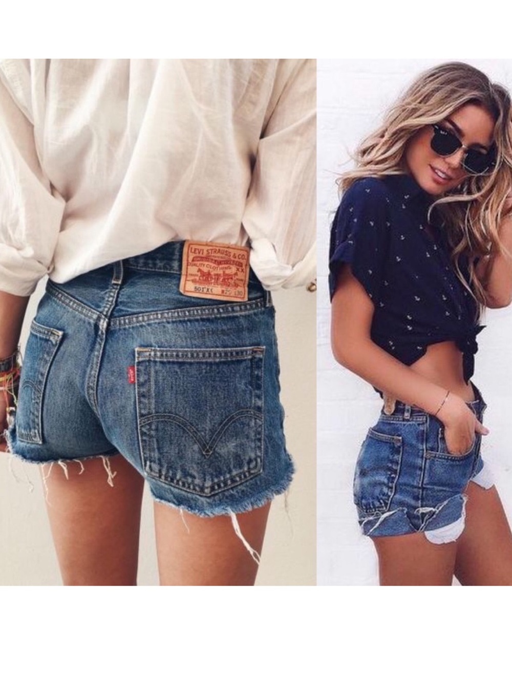 Levi's 501 cut off shorts Size 30 Button Fly 99% Cotton 5” inseam